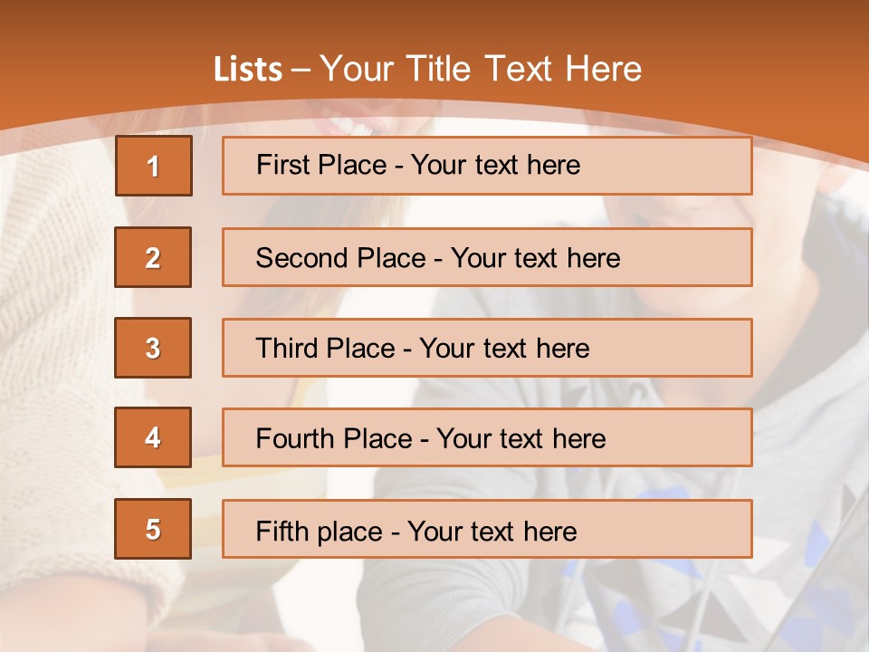 A Group Of People Sitting Around A Laptop Computer PowerPoint Template
