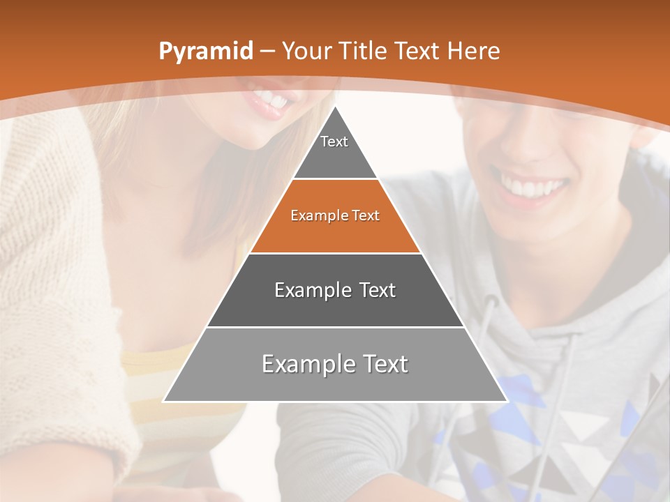 A Group Of People Sitting Around A Laptop Computer PowerPoint Template