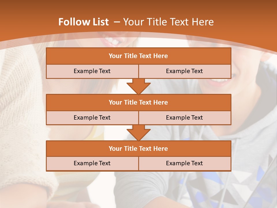 A Group Of People Sitting Around A Laptop Computer PowerPoint Template