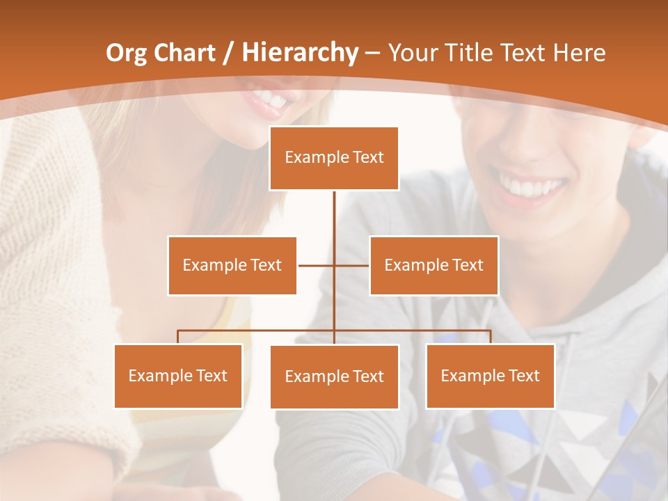 A Group Of People Sitting Around A Laptop Computer PowerPoint Template