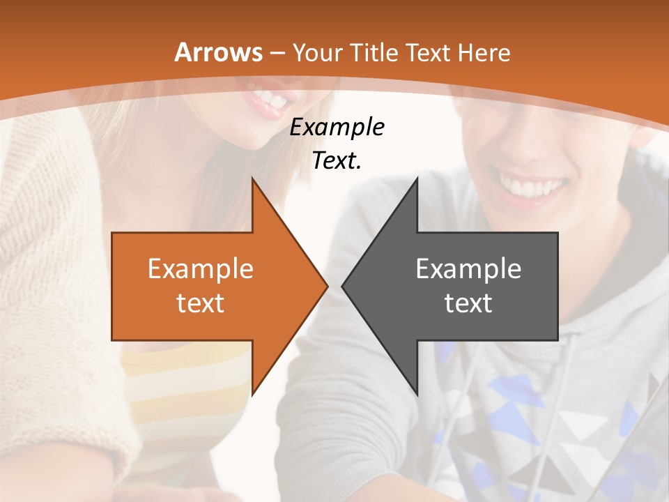 A Group Of People Sitting Around A Laptop Computer PowerPoint Template