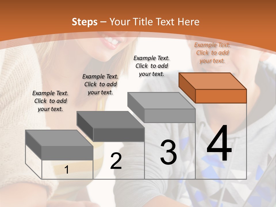 A Group Of People Sitting Around A Laptop Computer PowerPoint Template