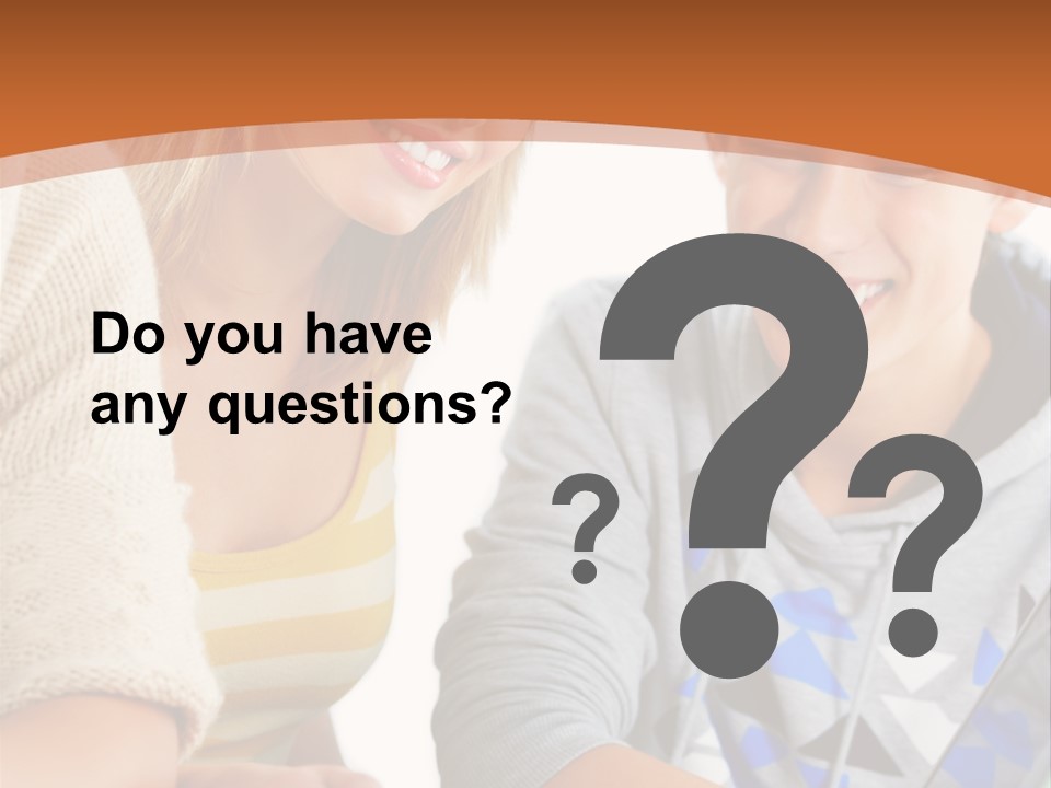 A Group Of People Sitting Around A Laptop Computer PowerPoint Template