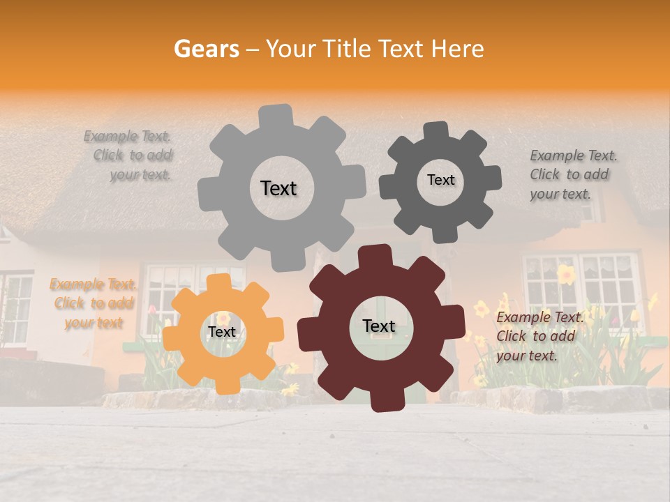 Bus House Old PowerPoint Template