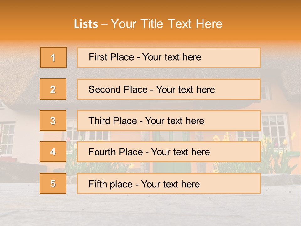 Bus House Old PowerPoint Template