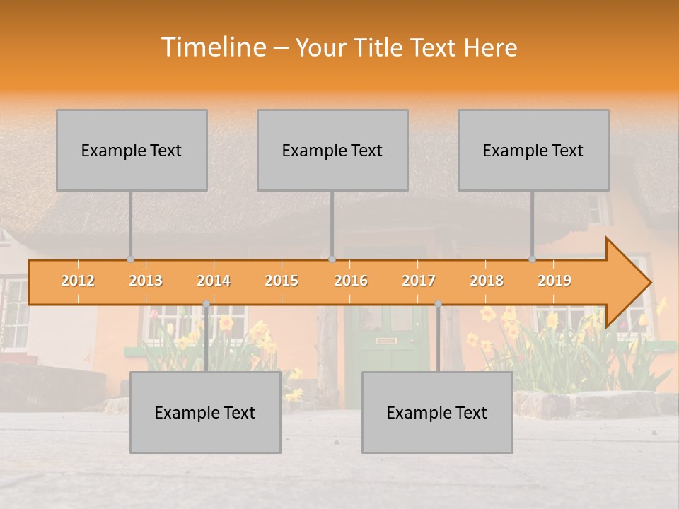 Bus House Old PowerPoint Template