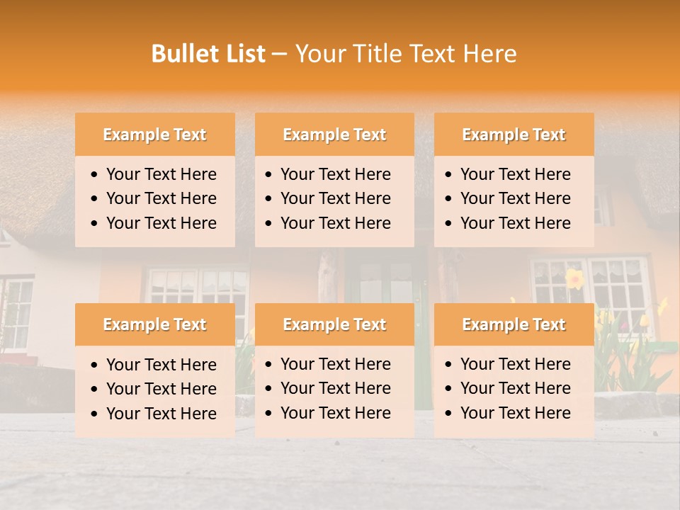 Bus House Old PowerPoint Template