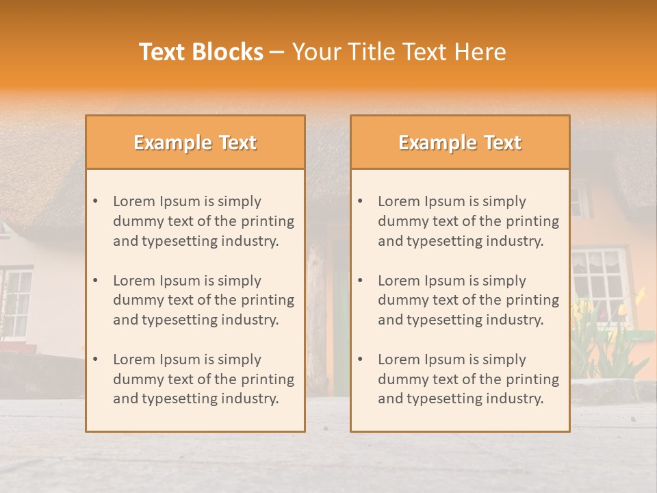 Bus House Old PowerPoint Template