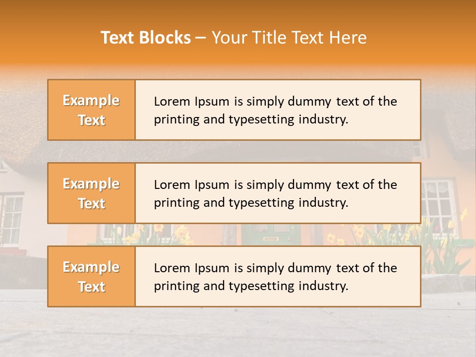 Bus House Old PowerPoint Template