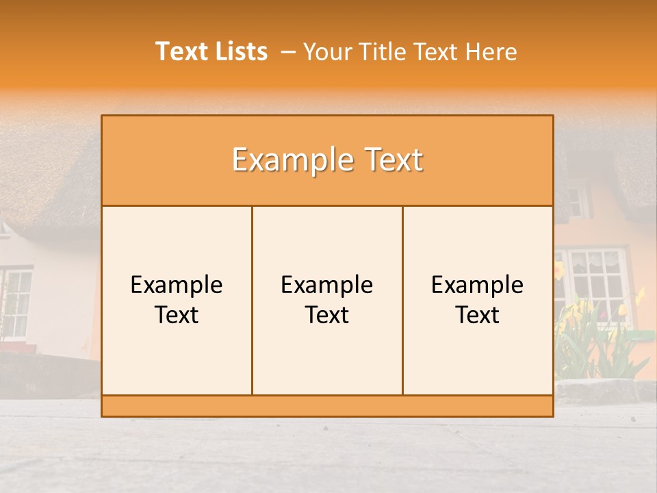 Bus House Old PowerPoint Template