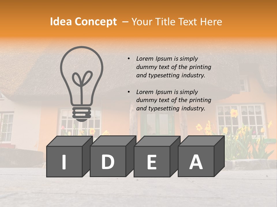 Bus House Old PowerPoint Template