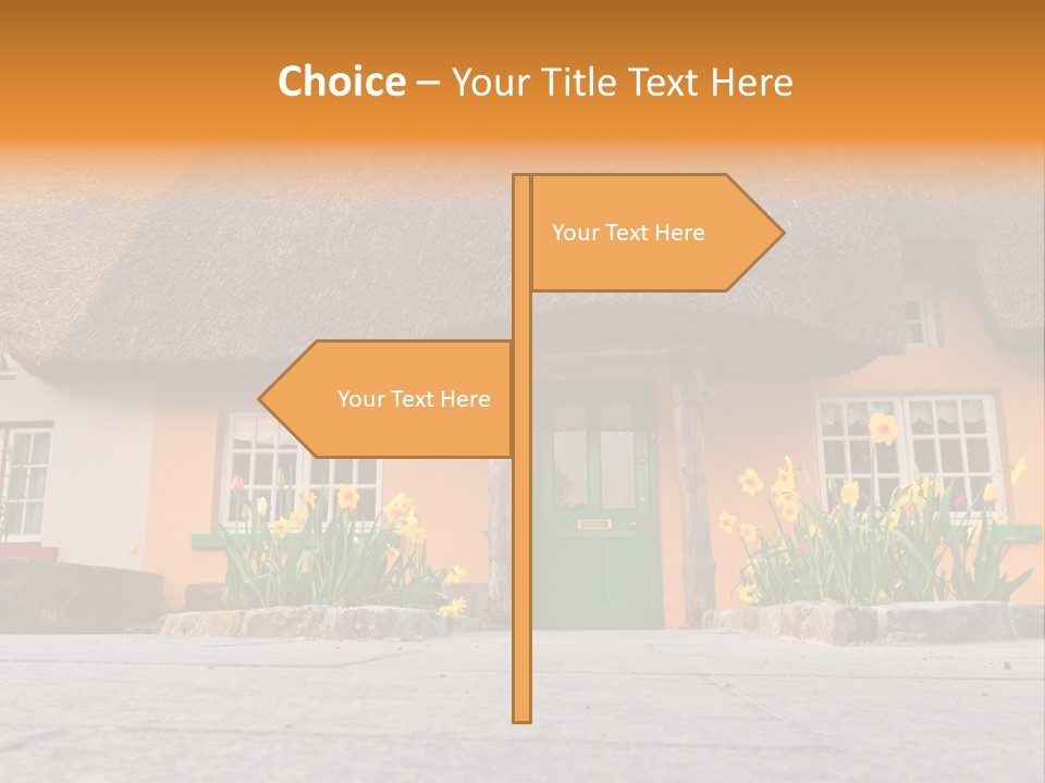 Bus House Old PowerPoint Template