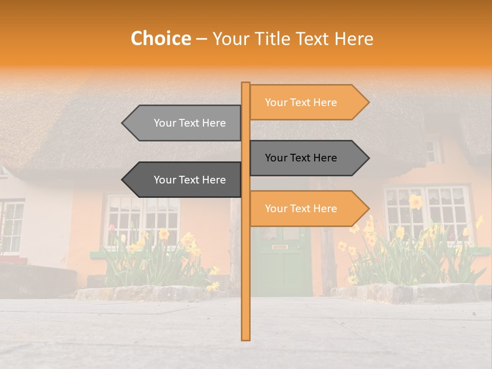 Bus House Old PowerPoint Template