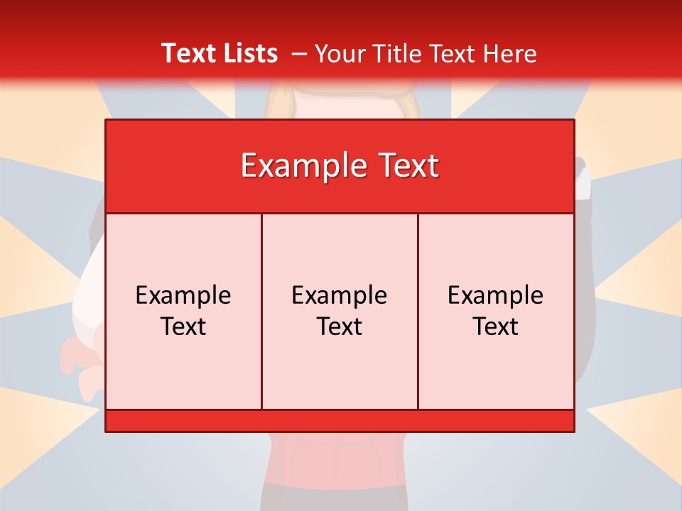 A Man In A Superhero Costume Holding A Baby PowerPoint Template