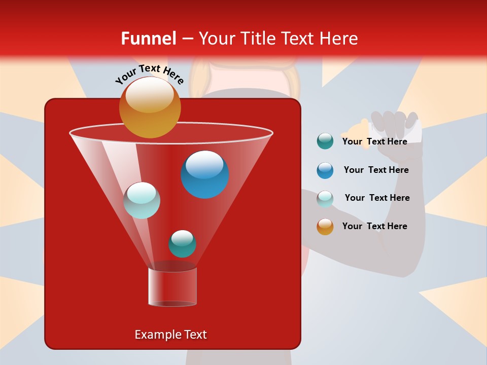 A Man In A Superhero Costume Holding A Baby PowerPoint Template