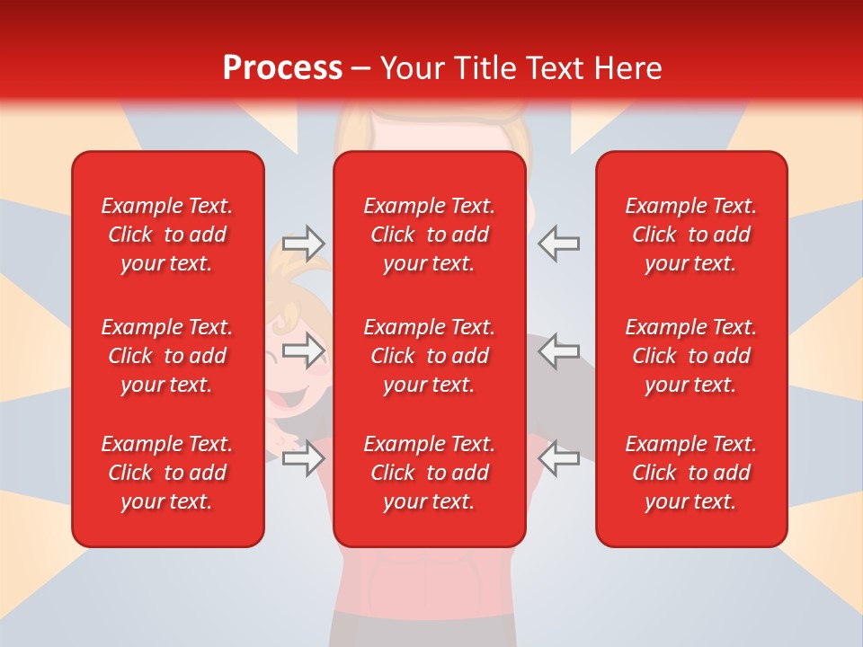 A Man In A Superhero Costume Holding A Baby PowerPoint Template