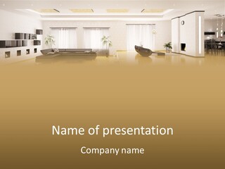 Festive Residence Yard PowerPoint Template