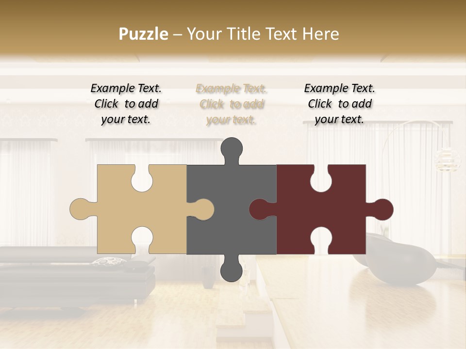 Festive Residence Yard PowerPoint Template