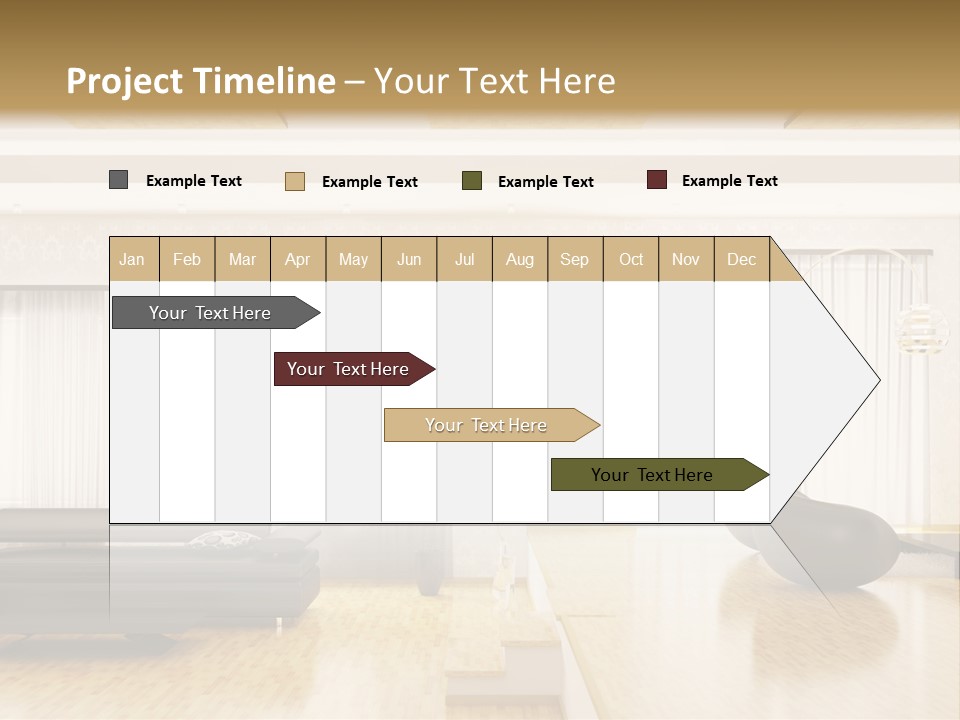 Festive Residence Yard PowerPoint Template