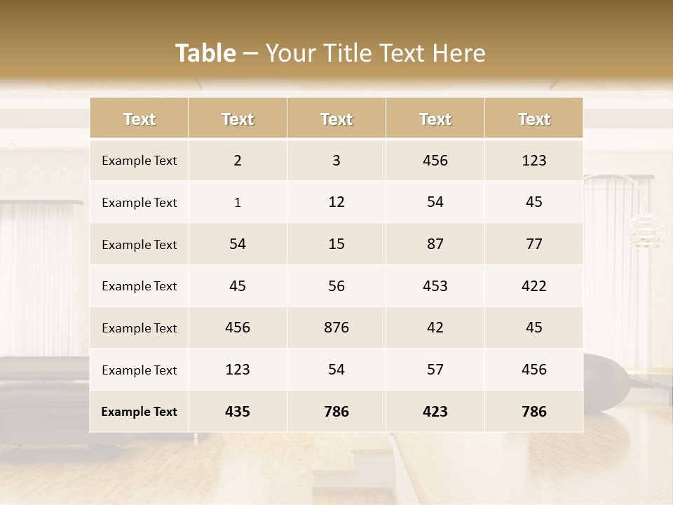 Festive Residence Yard PowerPoint Template
