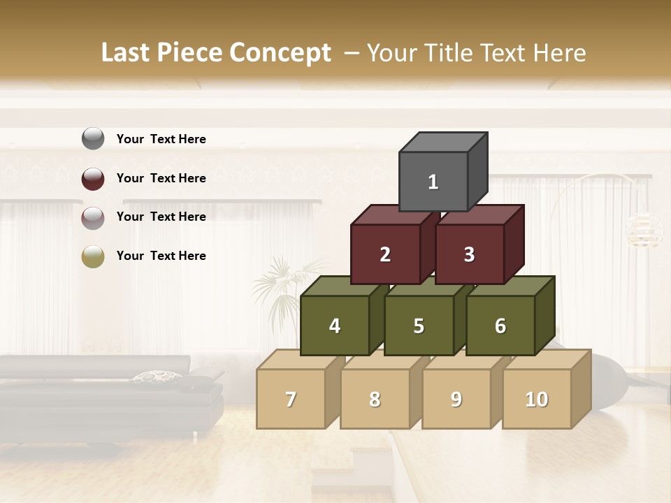 Festive Residence Yard PowerPoint Template