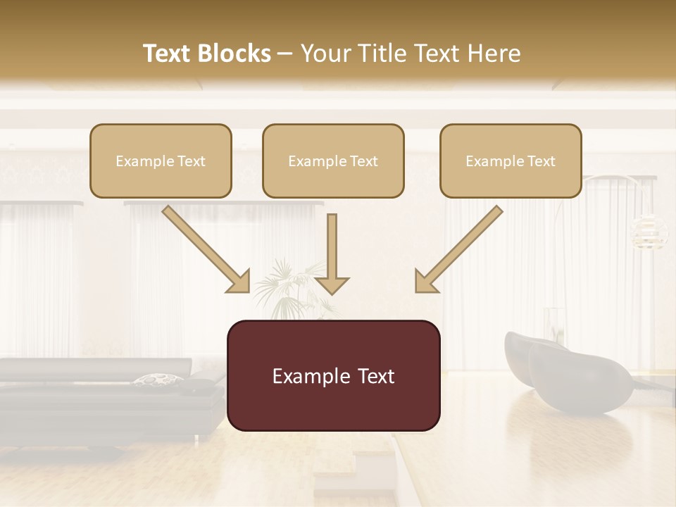 Festive Residence Yard PowerPoint Template