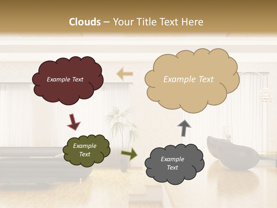Festive Residence Yard PowerPoint Template
