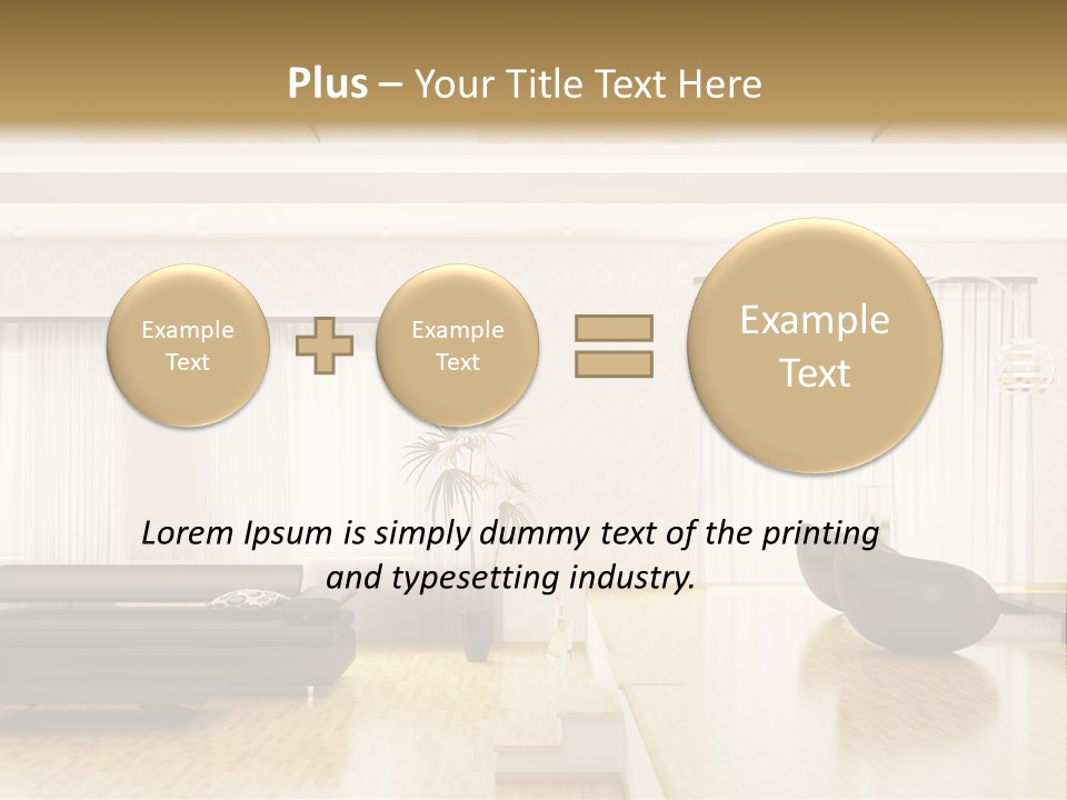 Festive Residence Yard PowerPoint Template