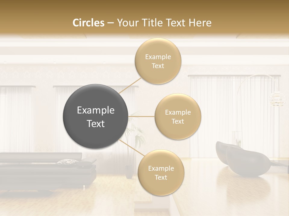 Festive Residence Yard PowerPoint Template