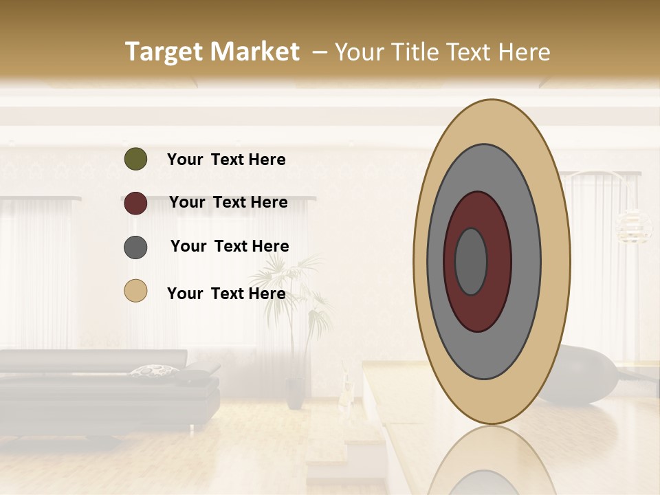 Festive Residence Yard PowerPoint Template