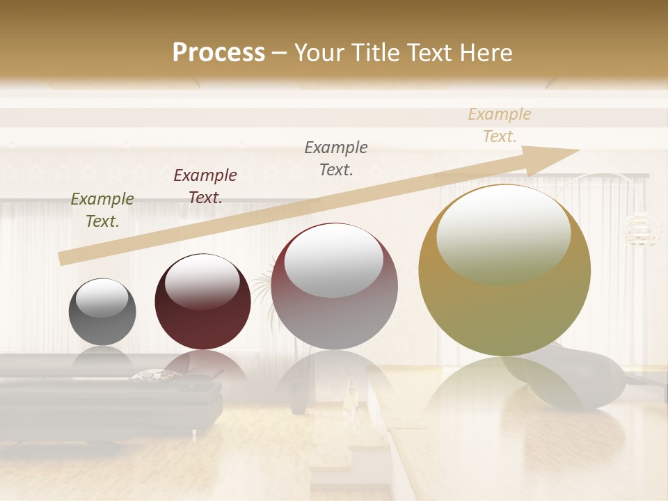 Festive Residence Yard PowerPoint Template