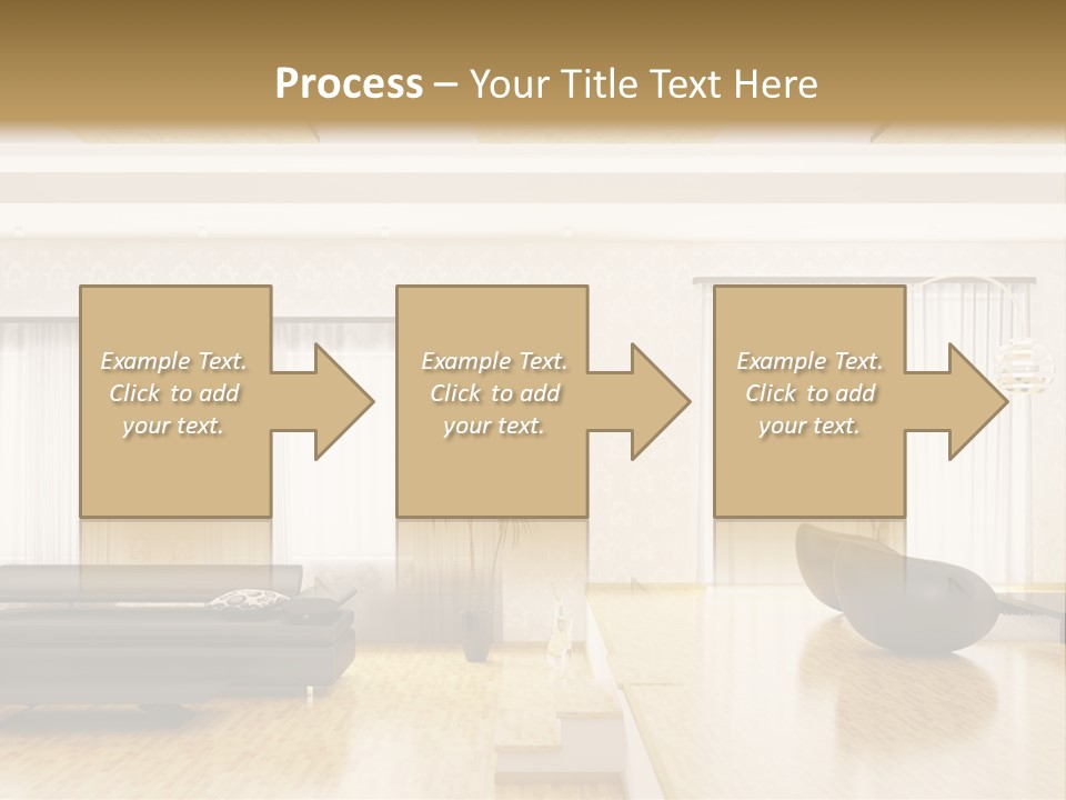 Festive Residence Yard PowerPoint Template