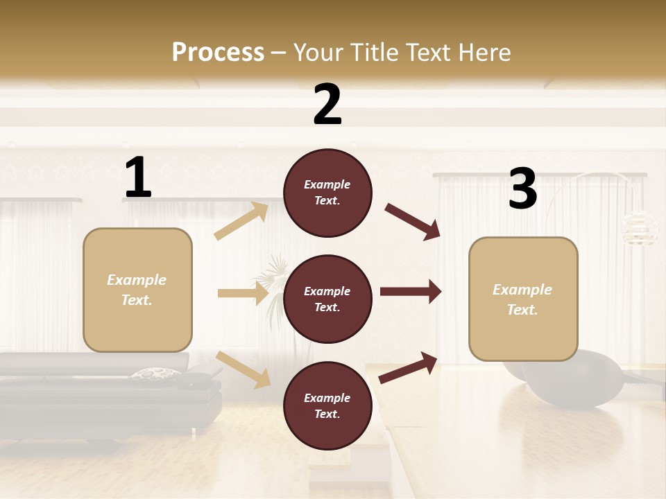 Festive Residence Yard PowerPoint Template