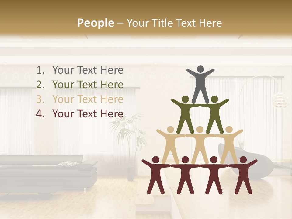 Festive Residence Yard PowerPoint Template