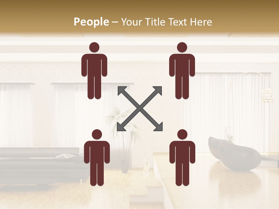 Festive Residence Yard PowerPoint Template