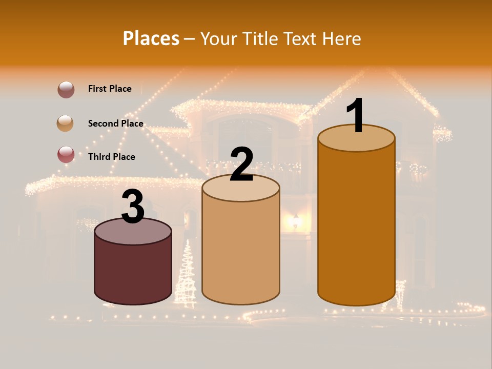 Festive Residence Yard PowerPoint Template