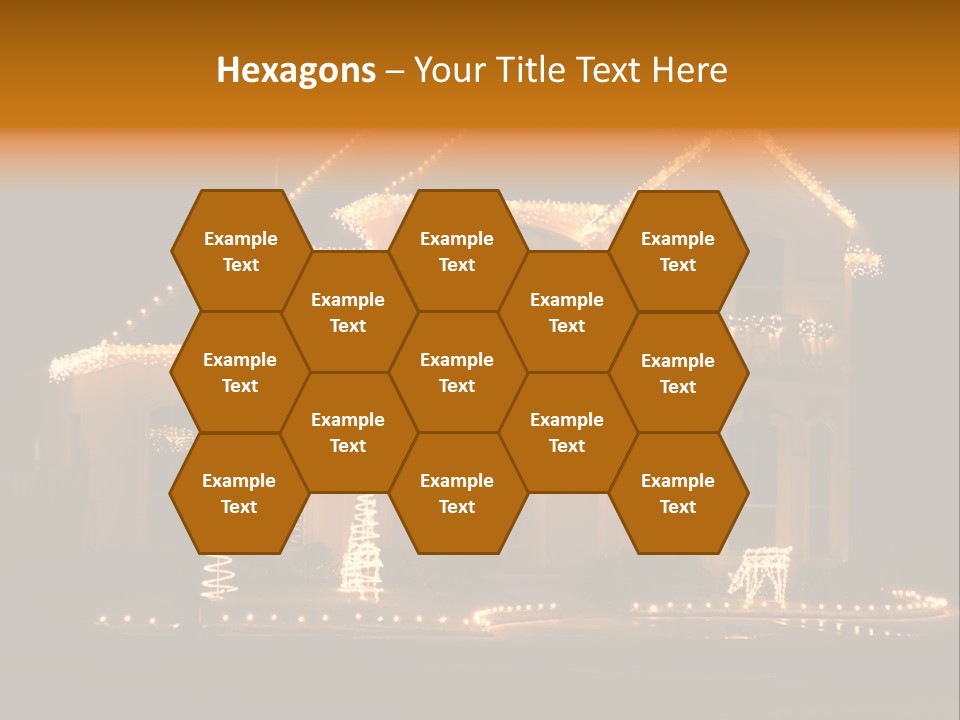 Festive Residence Yard PowerPoint Template