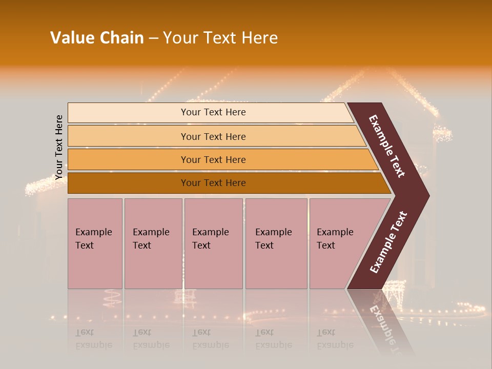 Festive Residence Yard PowerPoint Template