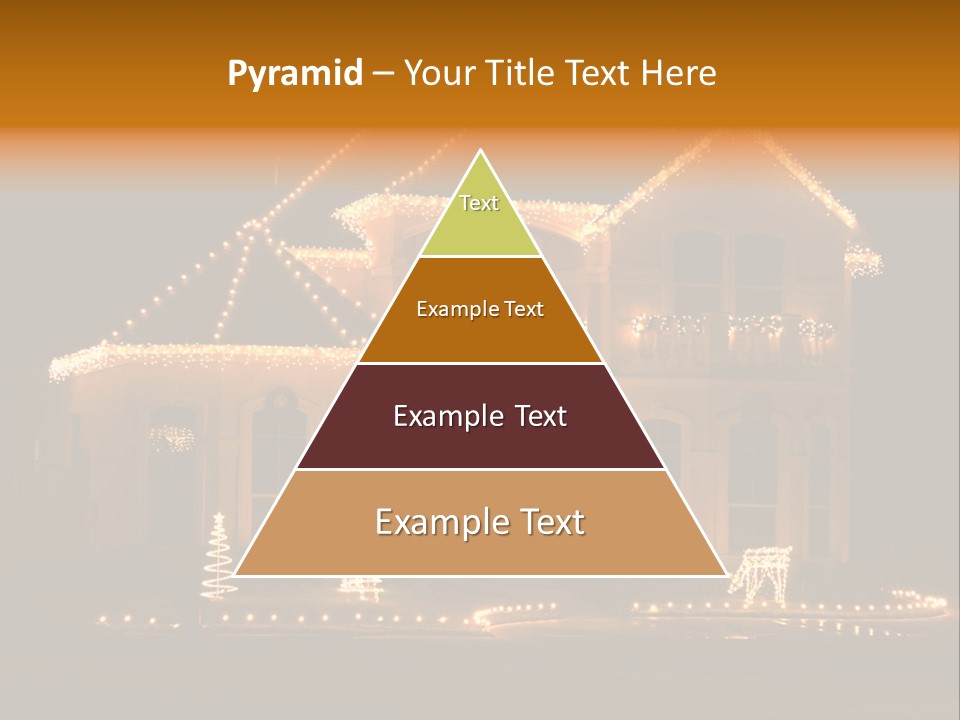 Festive Residence Yard PowerPoint Template