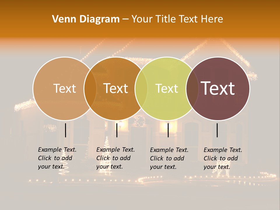 Festive Residence Yard PowerPoint Template