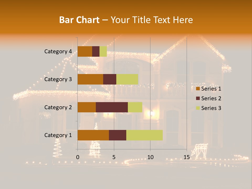 Festive Residence Yard PowerPoint Template