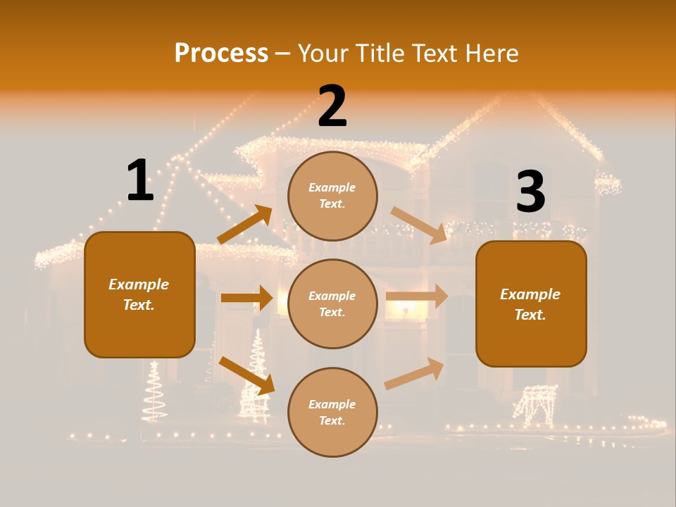 Festive Residence Yard PowerPoint Template