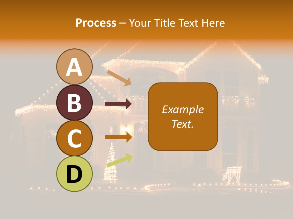 Festive Residence Yard PowerPoint Template