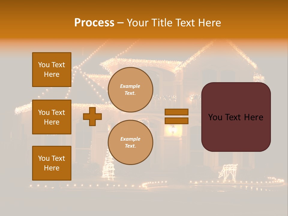 Festive Residence Yard PowerPoint Template