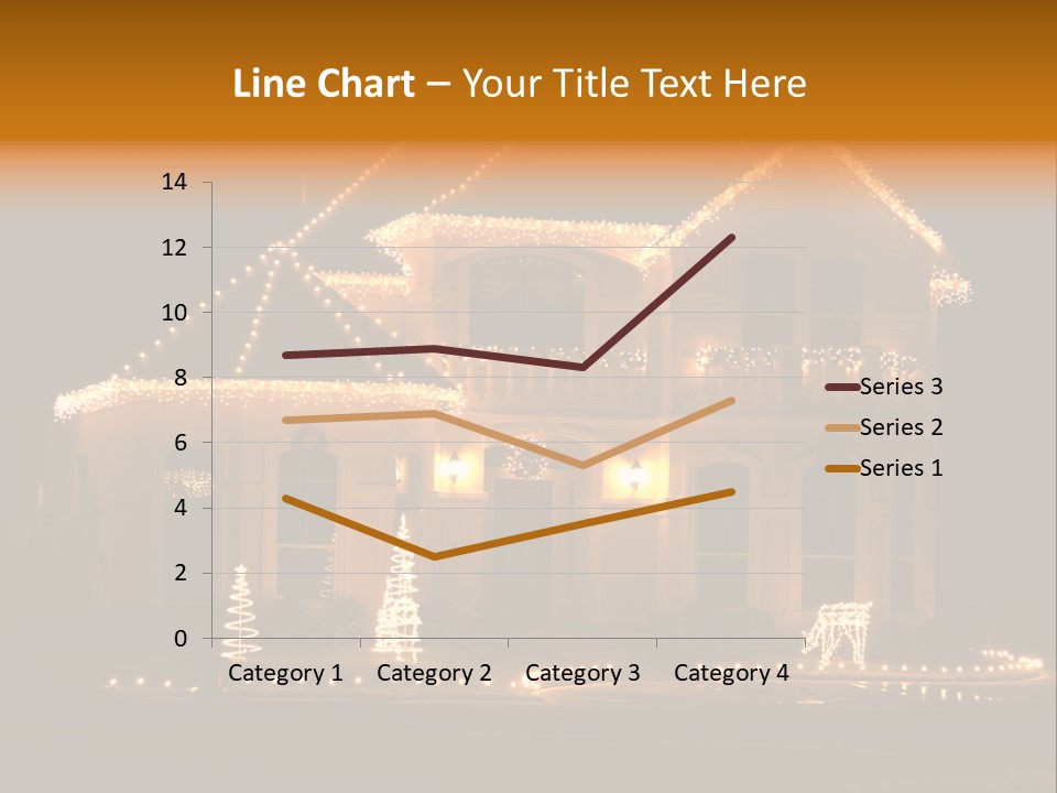 Festive Residence Yard PowerPoint Template