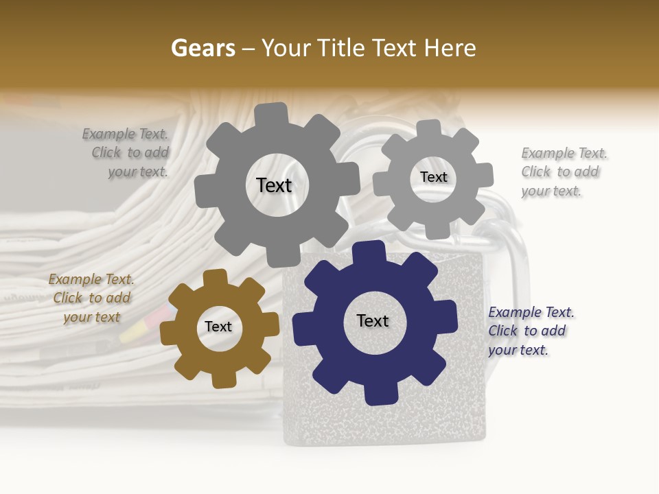 Press Censorship Newsman PowerPoint Template