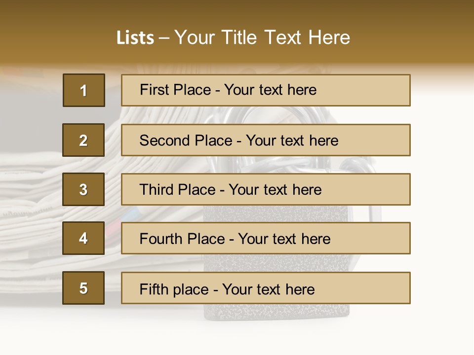 Press Censorship Newsman PowerPoint Template