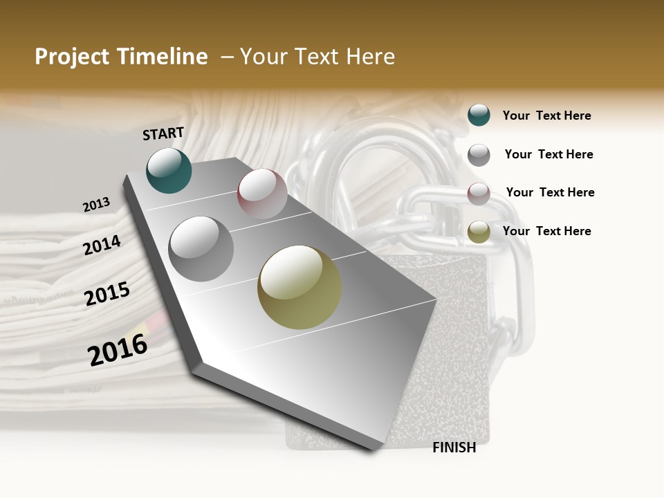 Press Censorship Newsman PowerPoint Template