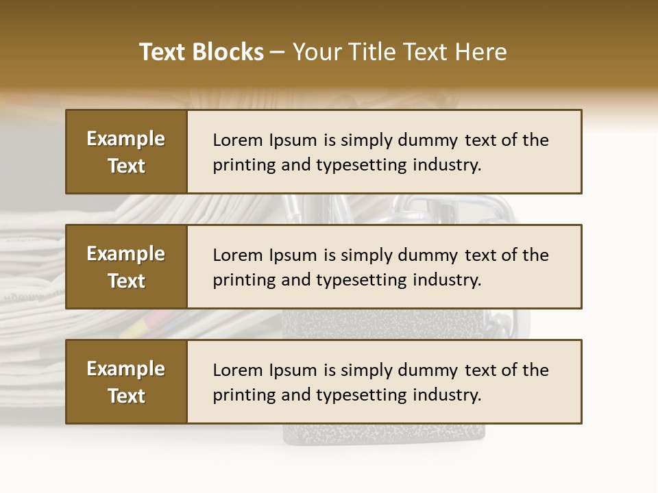 Press Censorship Newsman PowerPoint Template