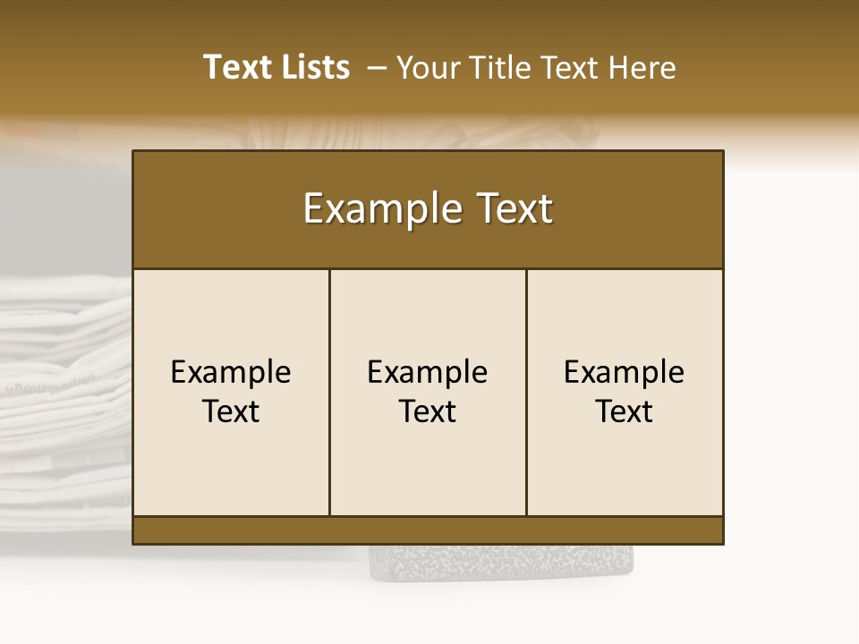 Press Censorship Newsman PowerPoint Template